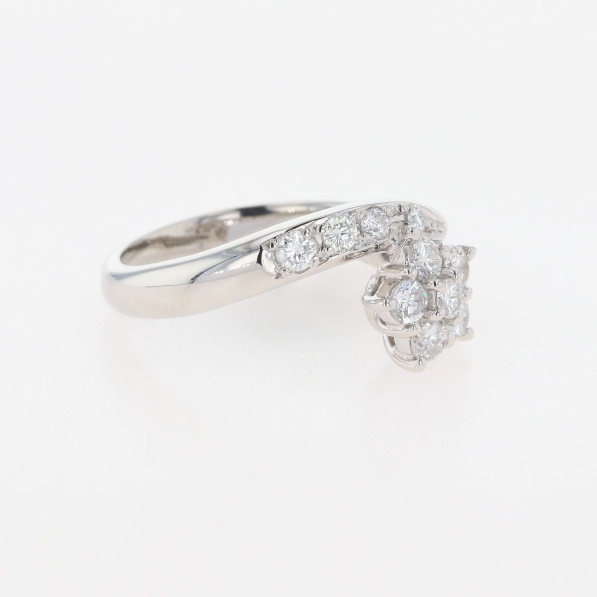 メレダイヤ デザインリング プラチナ 指輪 リング 11.5号 Pt900 ダイヤモンド レディース FORTGASGNV_COM_BR