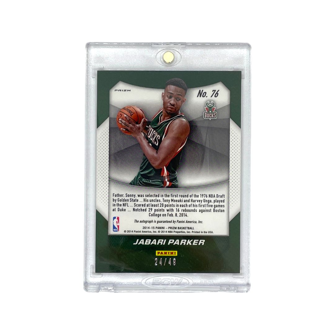 PANINI NBAカード PRIZM PURPLE JABARI PARKER 24/49 #76 送料無料 中古 IT1 PANINI NBAカード PRIZM PURPLE JABARI PARKER 24/49 #76 送料