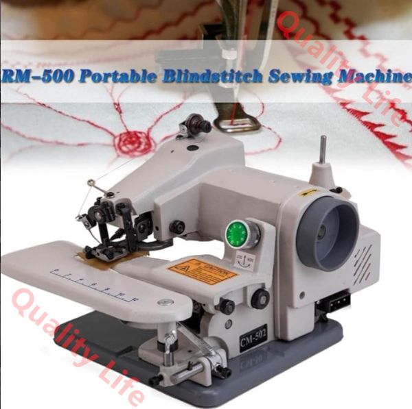 プロの裾直し用ポータブルブラインドステッチヘミングマシン 10本の針付き - ペダル付き裾直しパンツ用縫製および刺繍機