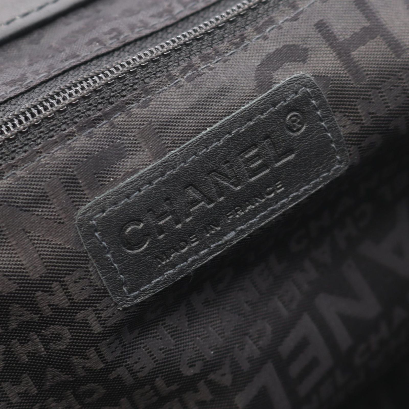 シャネル CHANEL ハンドバッグ カメリア ブラック ラムスキン（羊革  