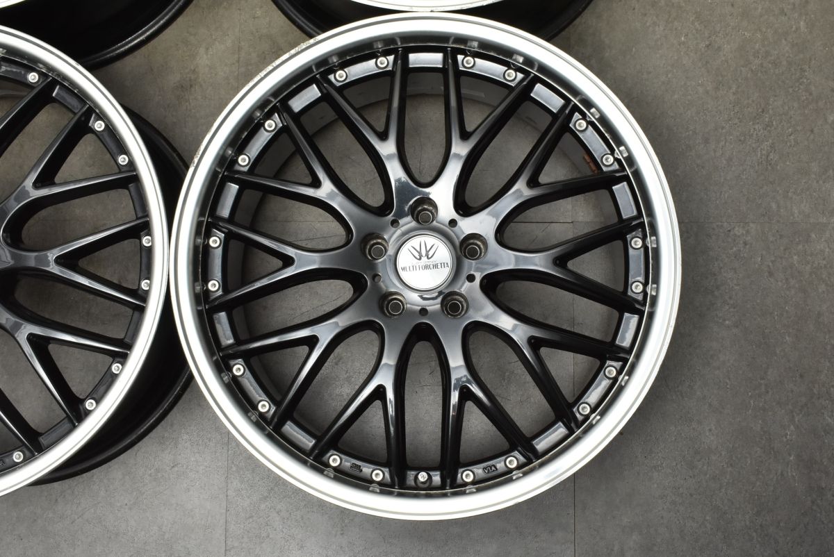 先進的な 人気ホイール ロクサーニ マルチフォルケッタ 20in 8.5J 35 PCD114.3 4本セット アルファード ヴェルファイア スカイライン フーガ