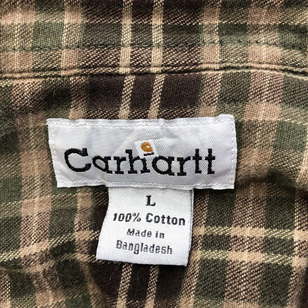 Carhartt カーハート ダック生地 ダブルフェイス 長袖シャツ