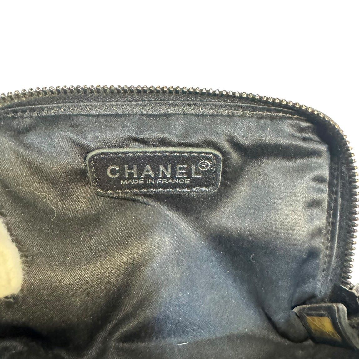 C329 CHANEL シャネル ニュートラベルライン ミニポーチ コイン
