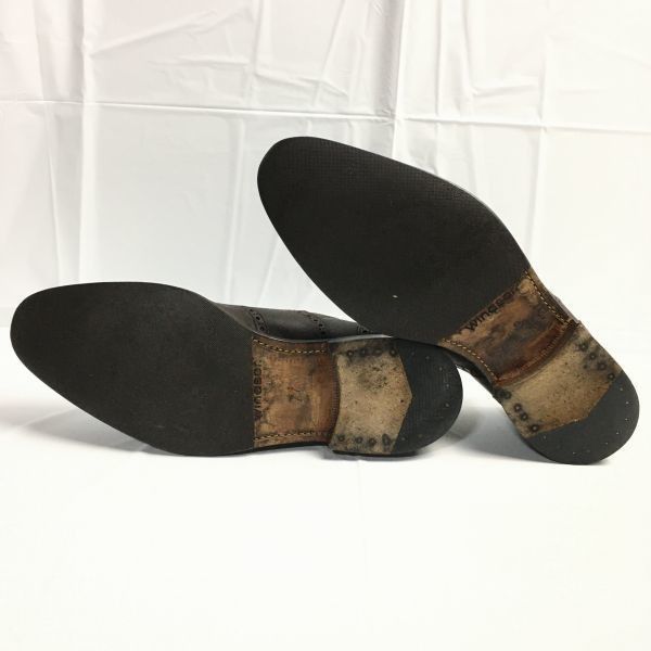 70s-80s? Vintage Widsor/ウインザー【サイズ11/29.0 茶】フルブローグ