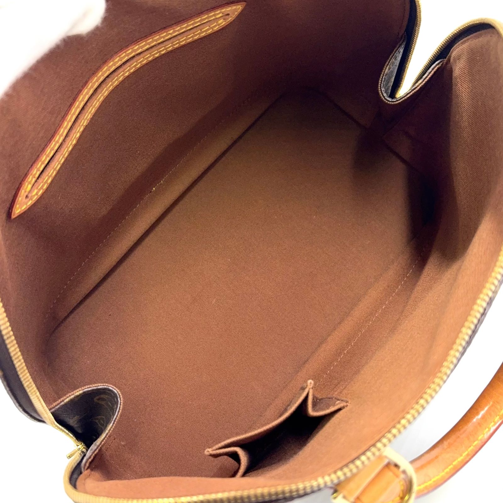 美品✨ルイヴィトン モノグラム アルマPM ハンドバッグ　PVC ブラウン LOUIS VUITTON アルマPM モノグラム モノグラム レザー×PVC