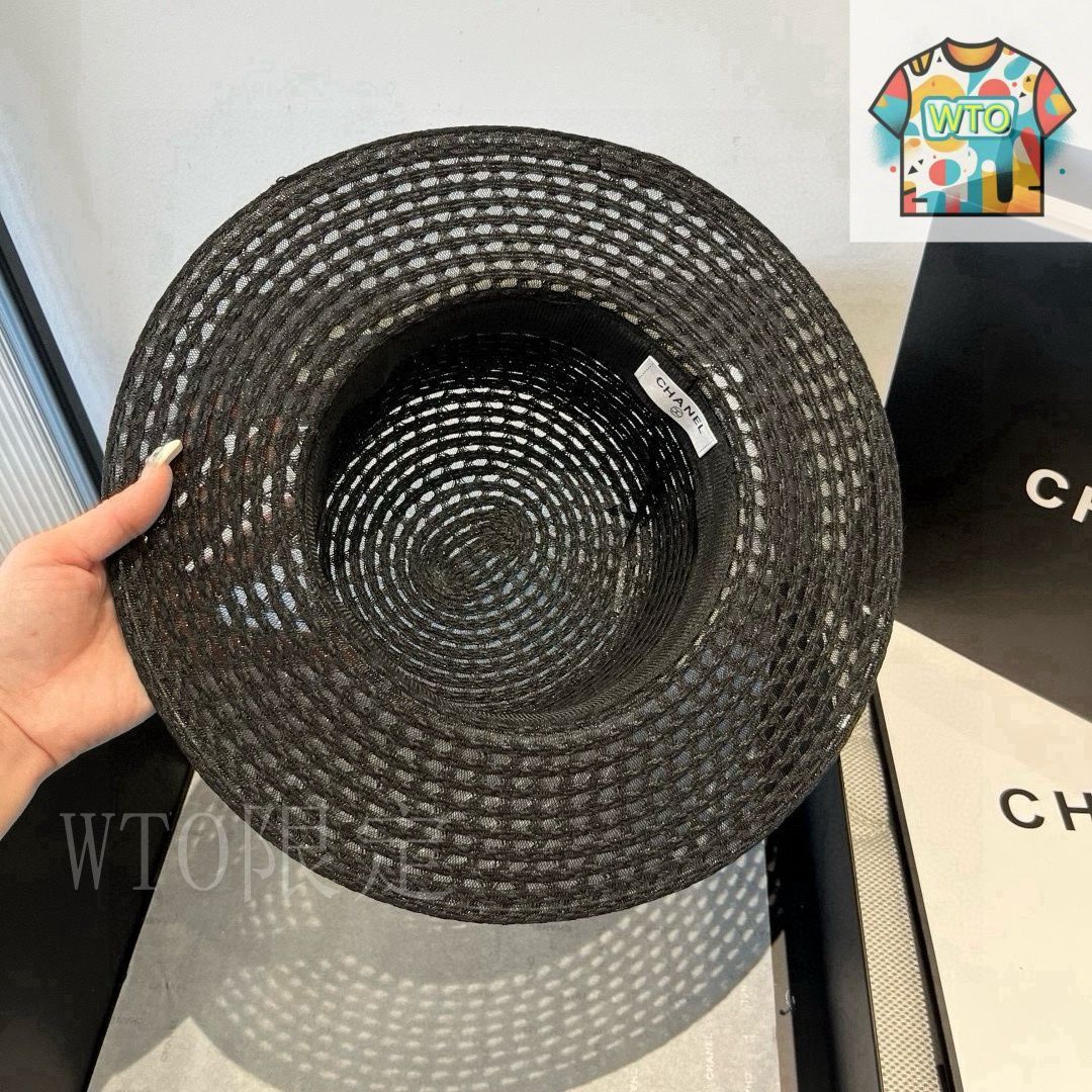 今日特価】Chanel 空き彫り 平頂ハット - メルカリ