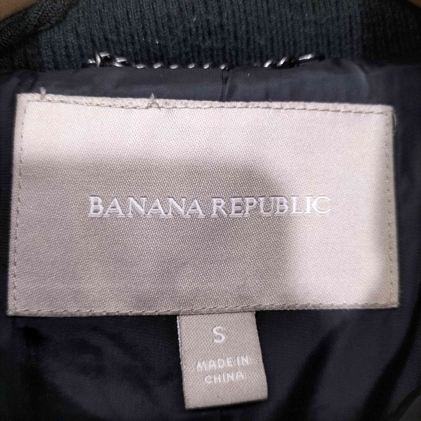 バナナリパブリック BANANA REPUBLIC 素材切替 ファーフード ダウンコート レディース import：S 