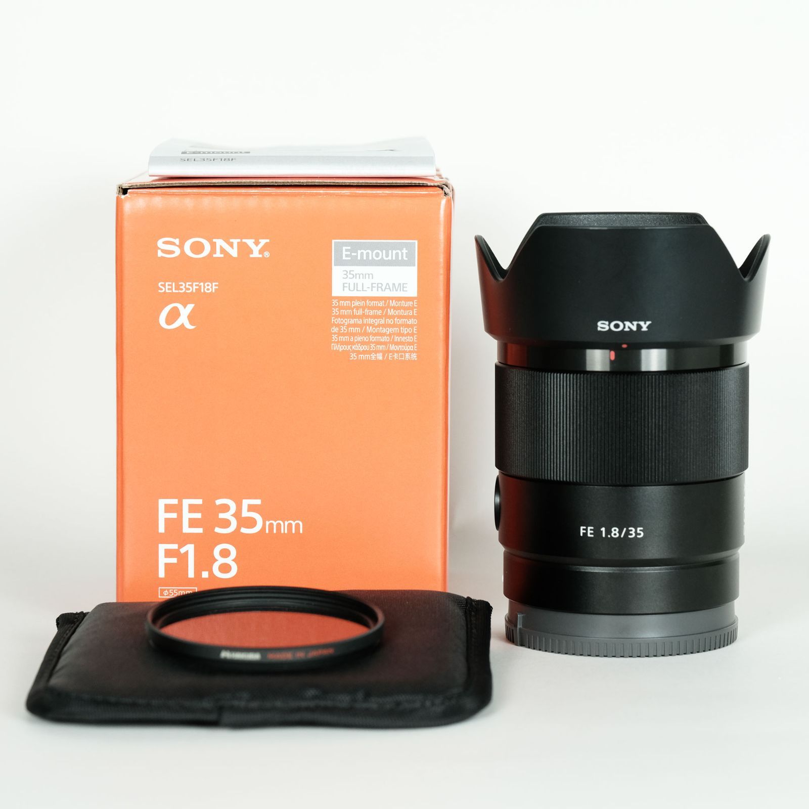 SONY FE 35mm F1.8 美品 HAKUBAフィルター付き