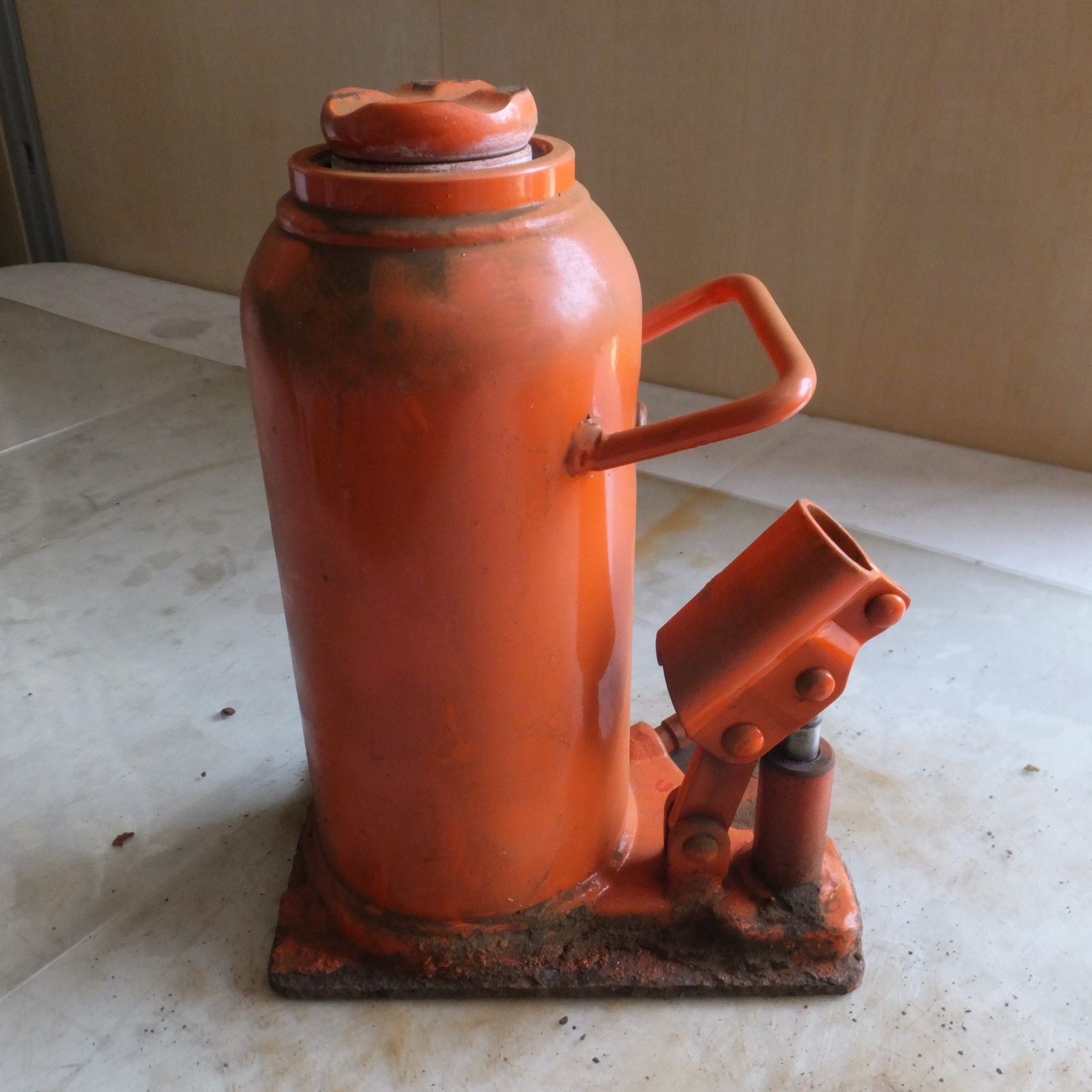 ◆マサダ 油圧ジャッキ MHK-15N 工具 15ton 15TON 15トン 15000kg 油圧式 だるま ダルマ オイル 点検 整備 自動車 車載 6 ◆