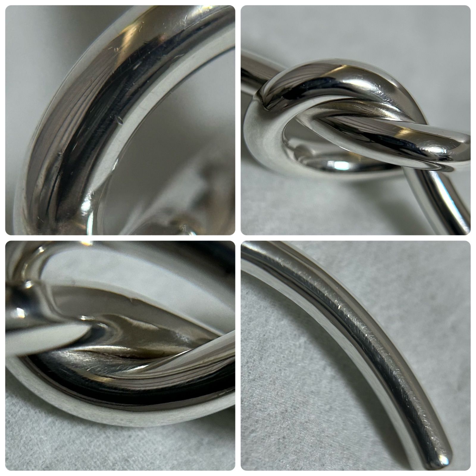 美品 ノットバングル ♯A44C ジョージジェンセン/  美品 ノットバングル ♯A44C ジョージジェンセン/GEORG JENSEN