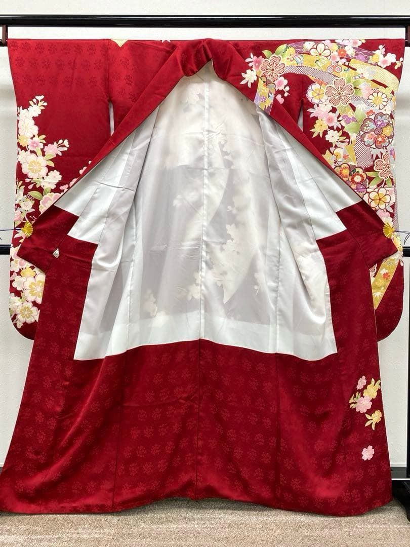 振袖 豪華 金駒 金彩 紋意匠 身丈160cm 撥水加工済 - メルカリ