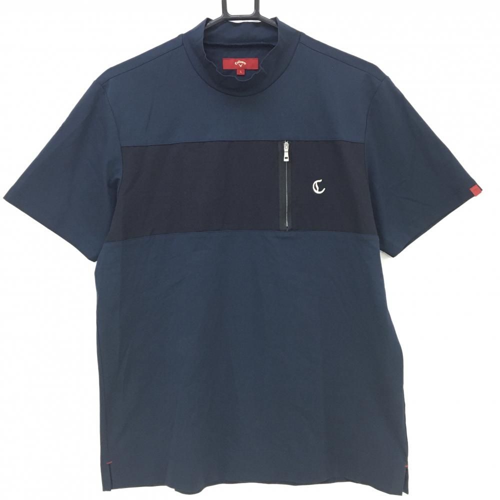 美品】キャロウェイ レッドレーベル 半袖ハイネックシャツ