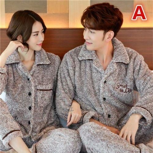 ♥ ペア パジャマ 秋冬 長袖 2025 ペアパジャマ カップルパジャマ カップル パジャマ カップルペアルック 寝間着 秋冬 ルームウェア パジャマペ ddhc78