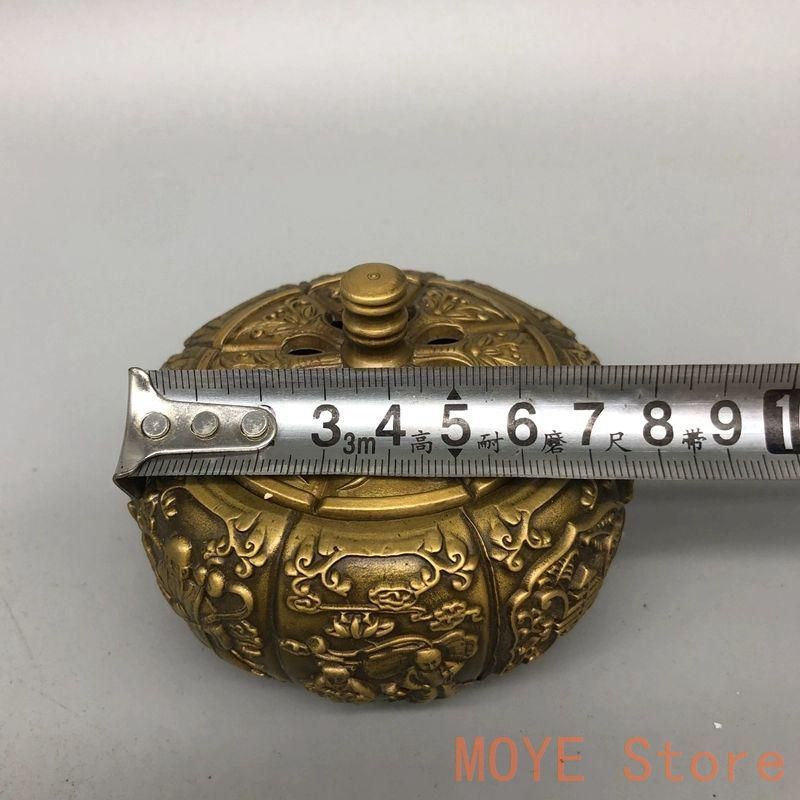 銅 細工 寿星薫香炉 茶道具 香道具 装飾品 工芸品 置物zw0829