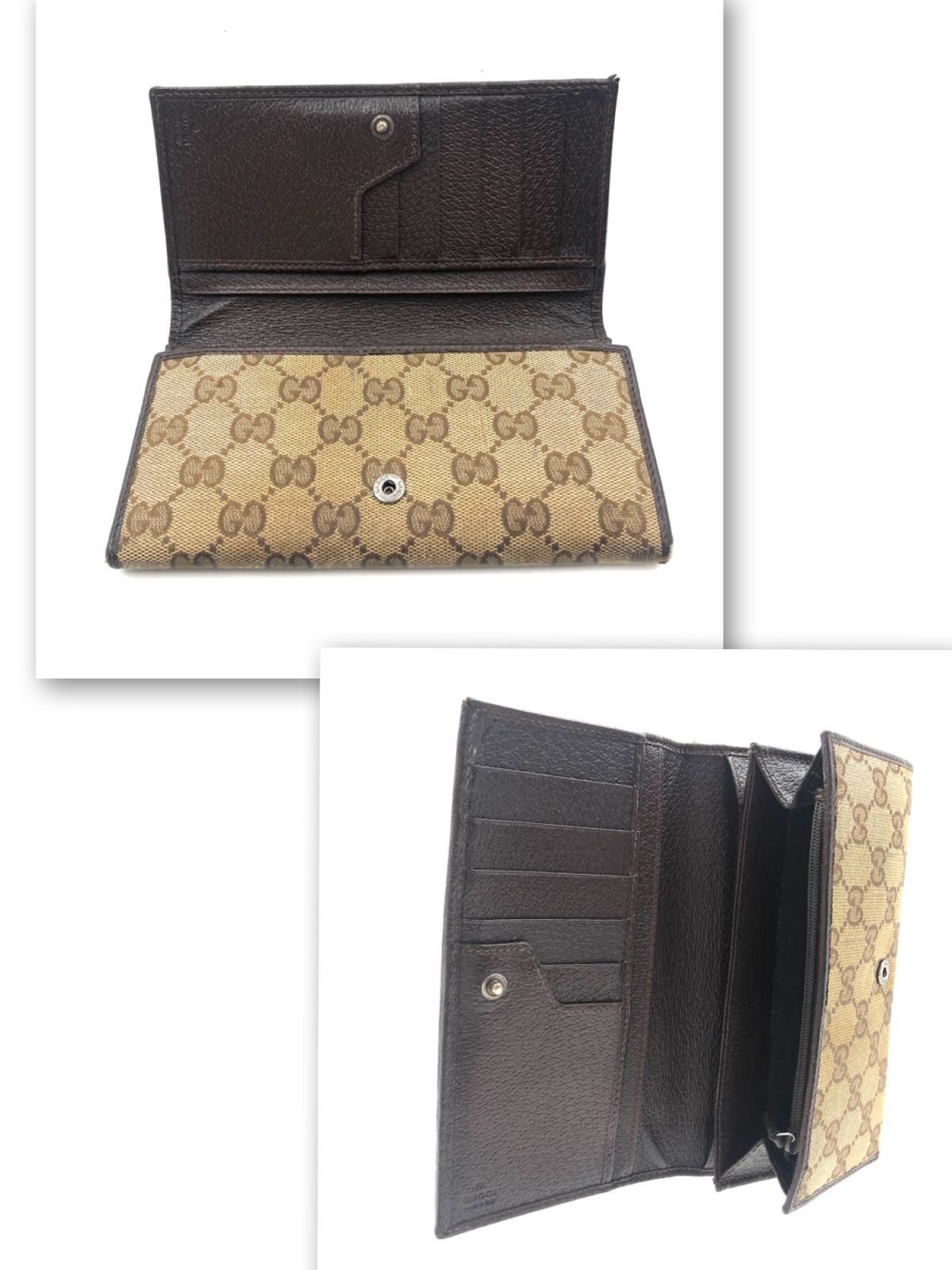 3936 高級 近年モデル GUCCI グッチ GG ロゴ バンブー キャンバス 