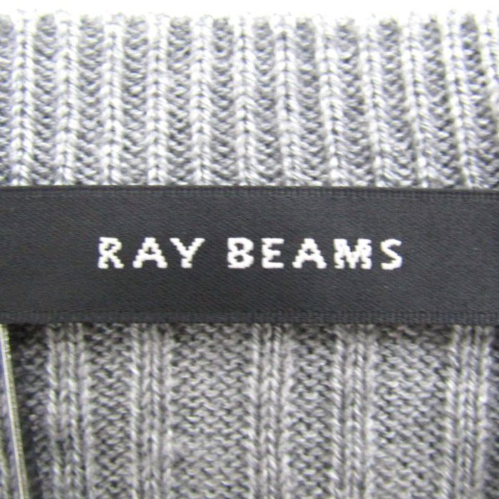 レイビームス ロングカーディガン 長袖 Vネック トップス レディース Mサイズ グレー Ray Beams レイビームス ロングカーディガン 長袖 Vネック トップス