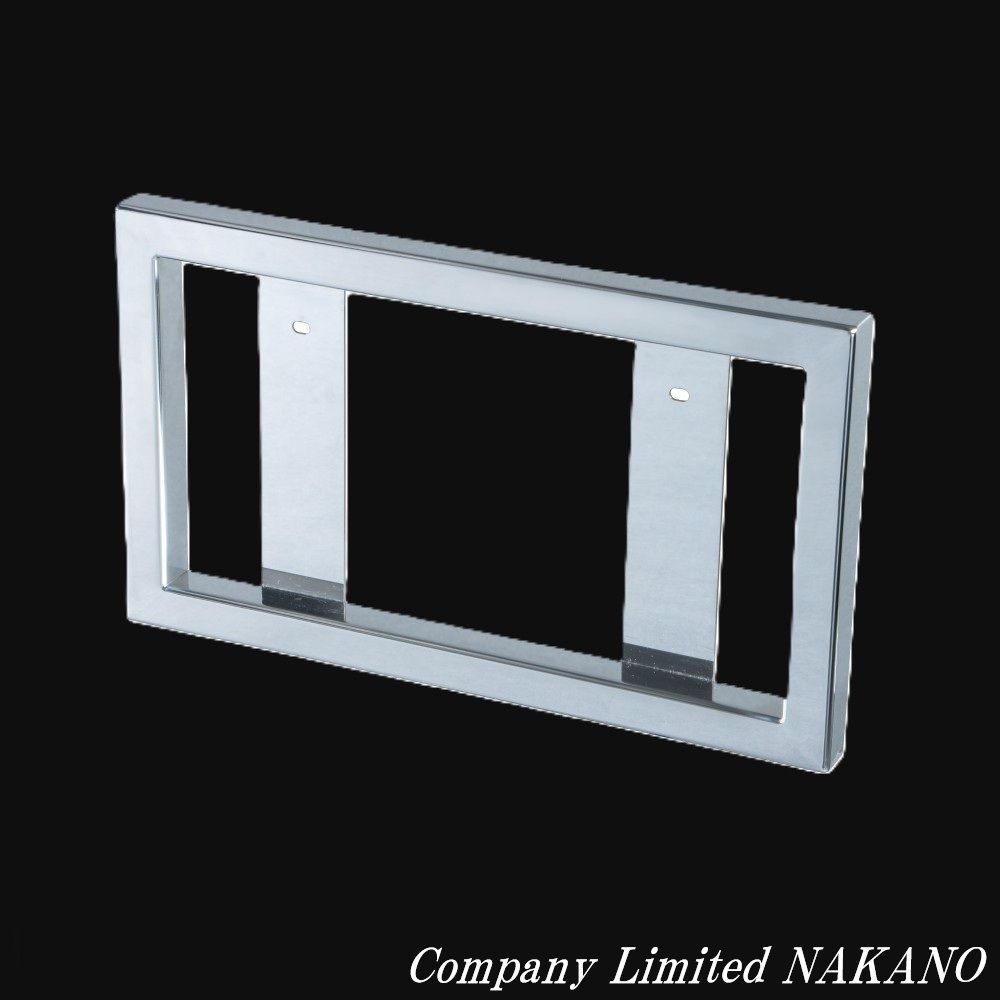 トラック用 ナンバー枠 中型 25角 平型 電光ナンバー対応 501120