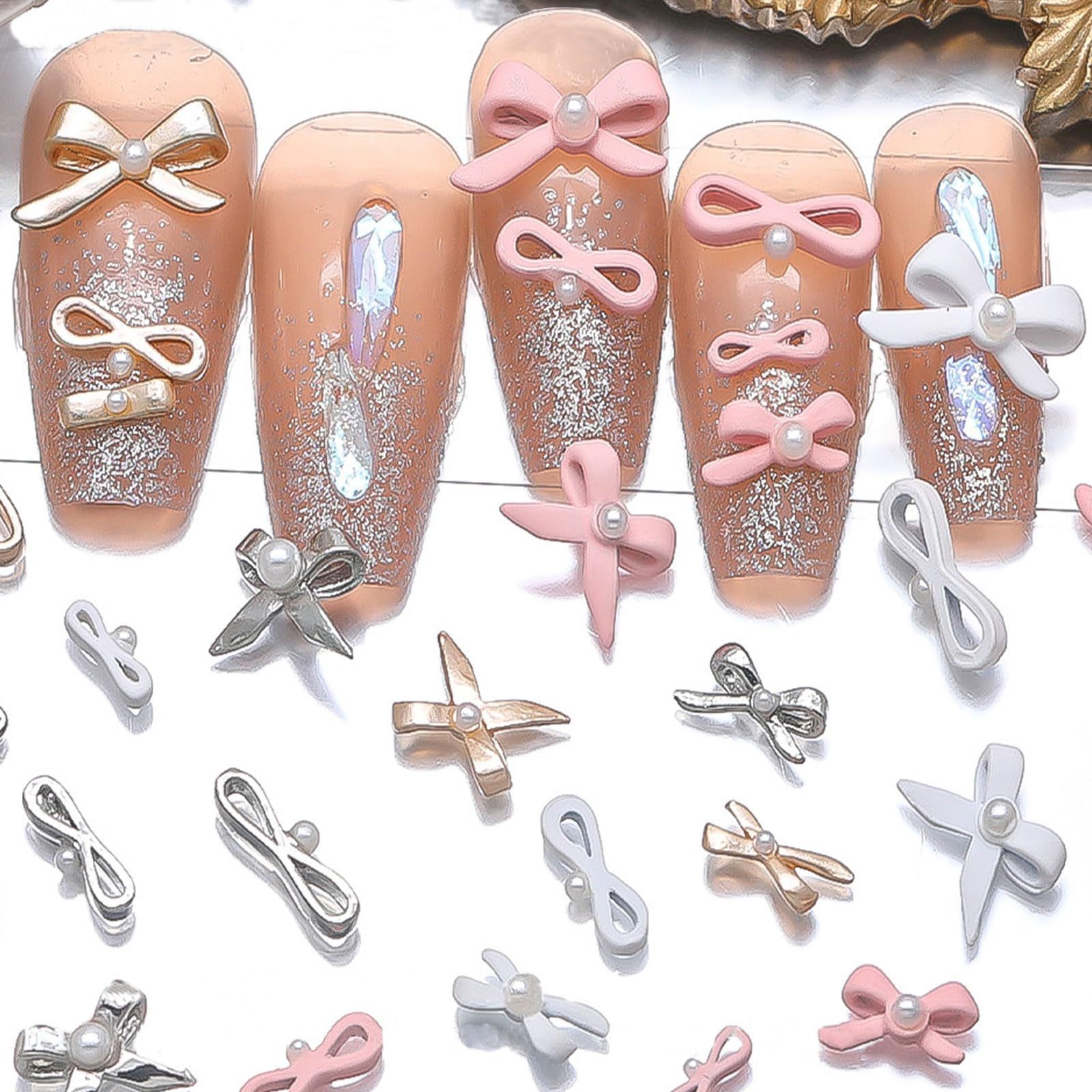 3dネイルパーツ ネイル ネイルパーツ  ピンク デコパーツ リボン imgrc0098903532.jpg