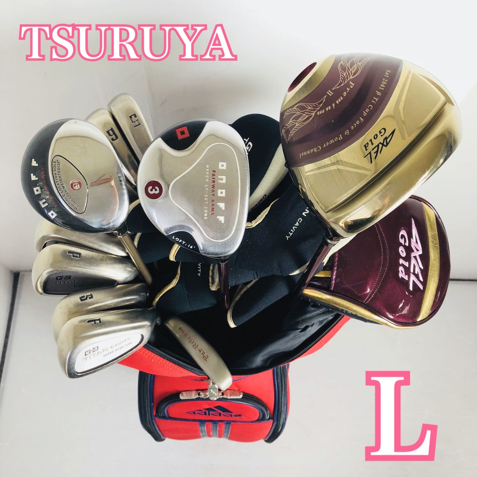 レディース TSURUYA ツルヤ ONOFF オノフ ゴルフ クラブ セット 初心者 