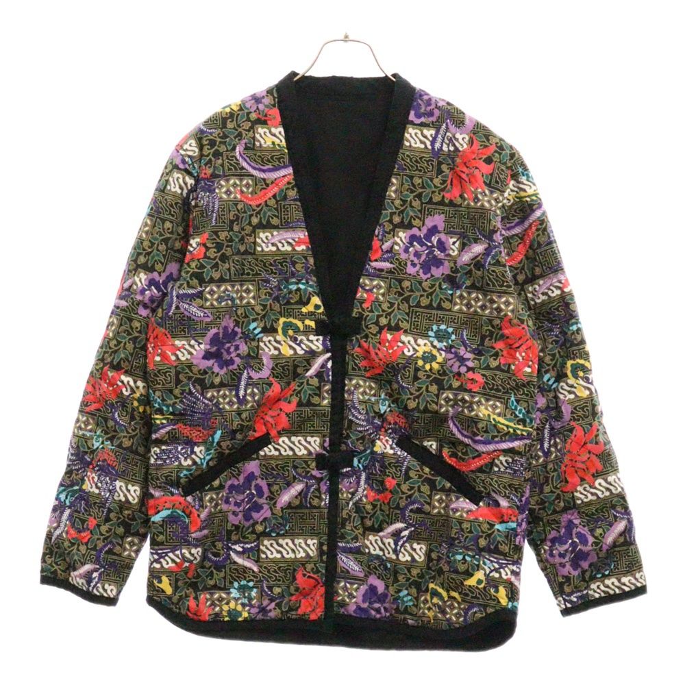 SUPREME シュプリーム 15SS Reversible Ouilted Paradise Jacket リバーシブル キルティング パラダイス ジャケット ブラック|マルチ