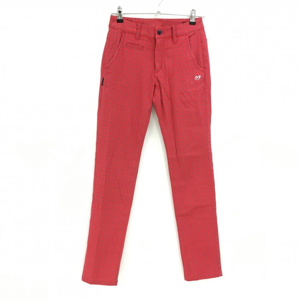 マスターバニー パンツ レッド×ネイビー 小花柄 レディース 0(S