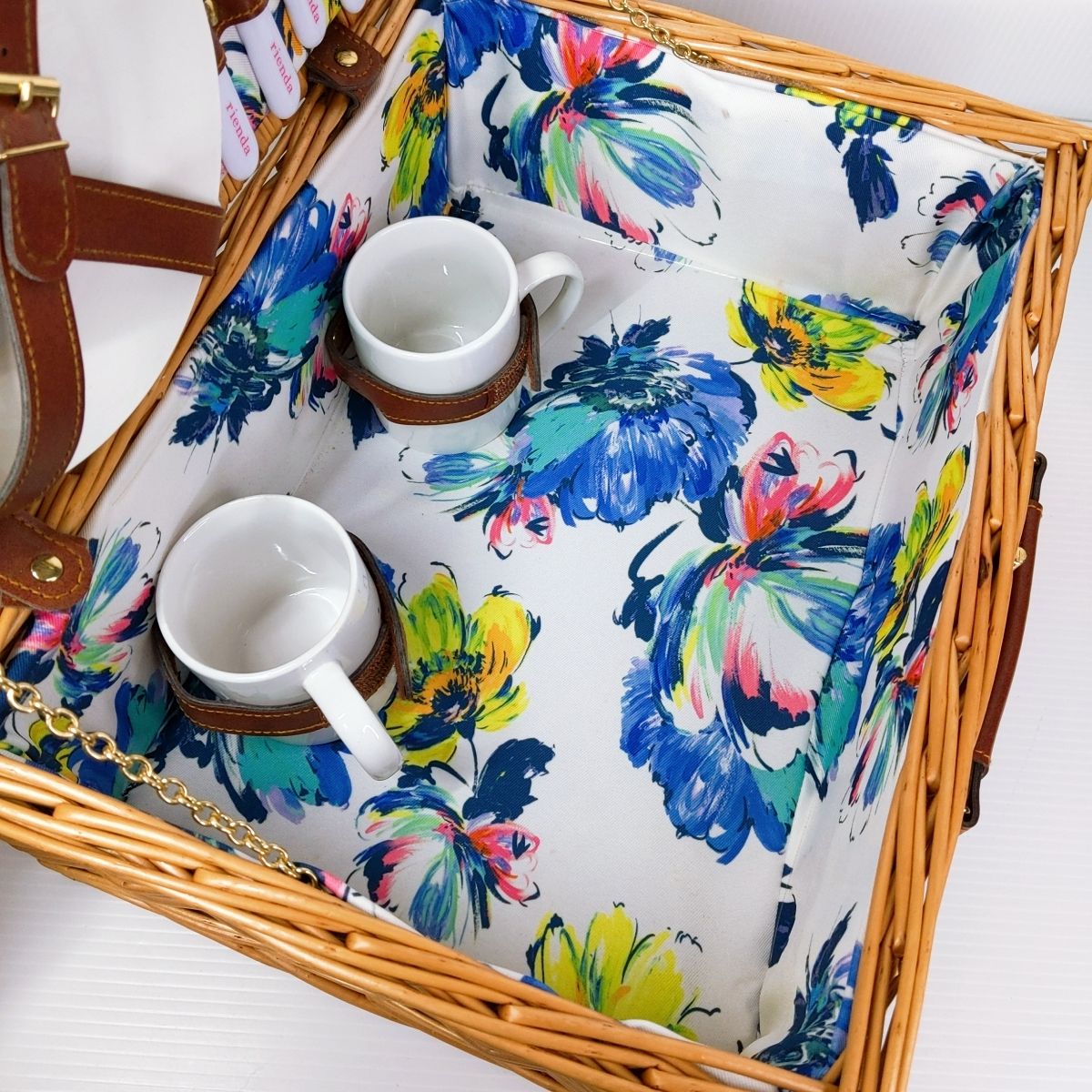 中古品】rienda リエンダ ノベルティ ピクニックバスケットセット〇YR