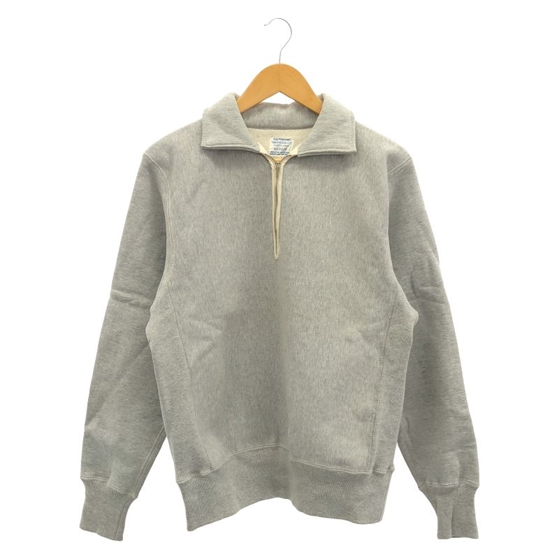 WAREHOUSE ハーフジップスウェット M グレー ウエアハウス 10