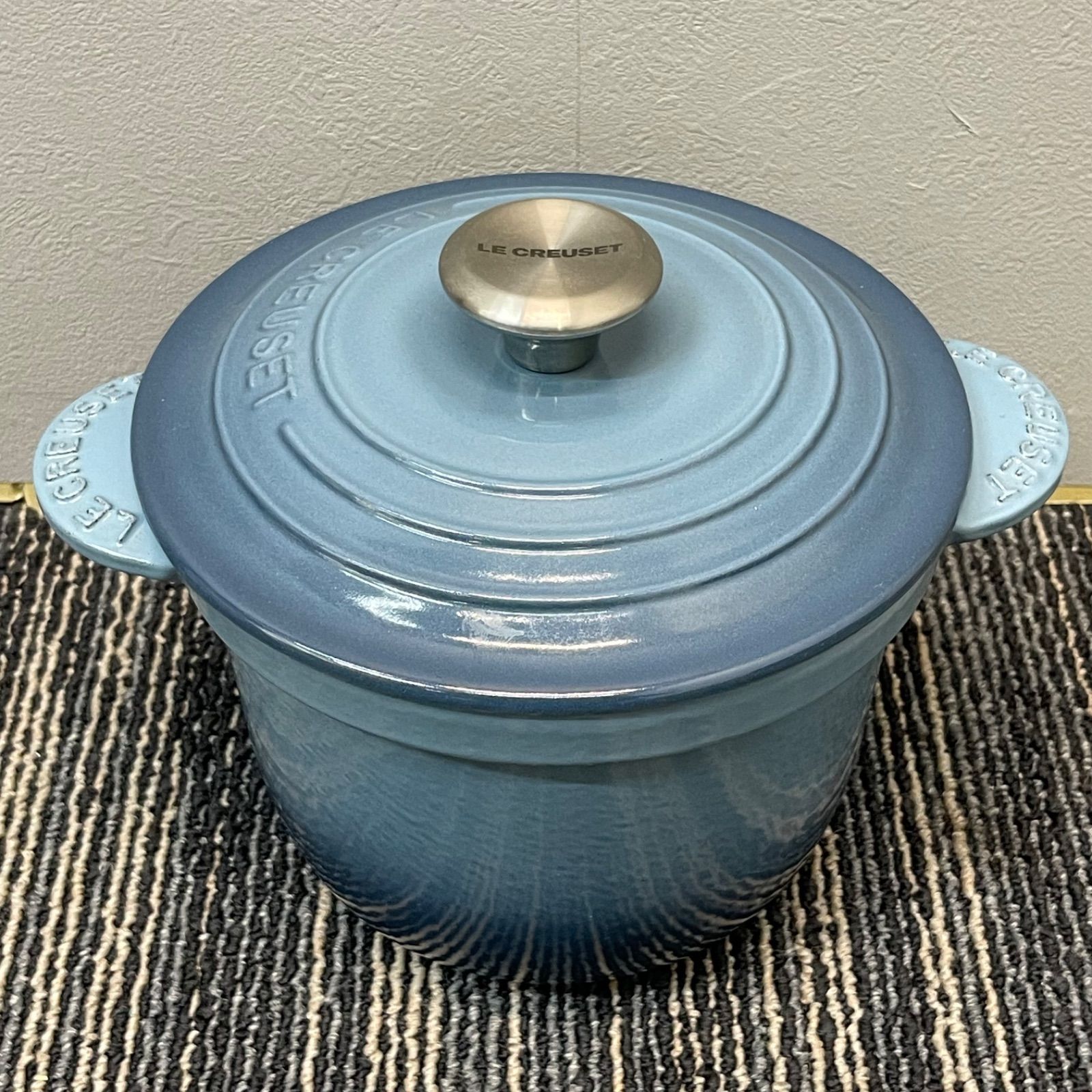 NPA LE CREUSET ルクルーゼ ココットエブリィ 16 マリンブルー 鍋