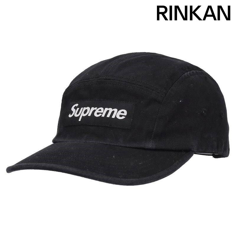 シュプリーム Washed Chino Twill Camp Cap ボックスロゴキャンプキャップ メンズ