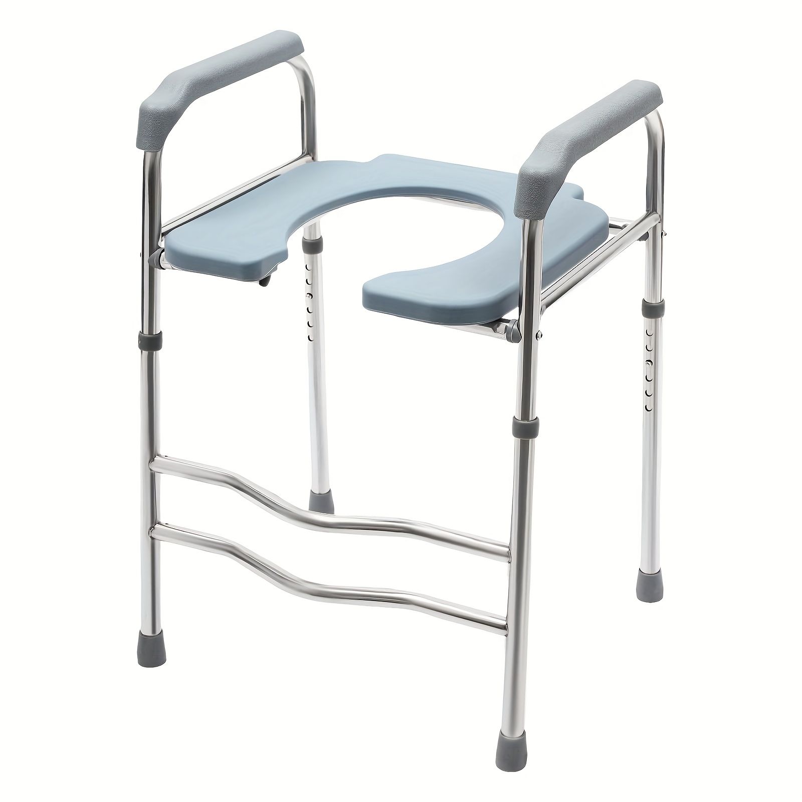 1pc ComfortPlus 調節 な高さ調節 なトイレシートハンドル付き シニア用トイレシートライザー 最大181.44KG容量 任意のトイレに適しています 高齢者 妊娠者 障害者に最適 FSA|HAS 申請
