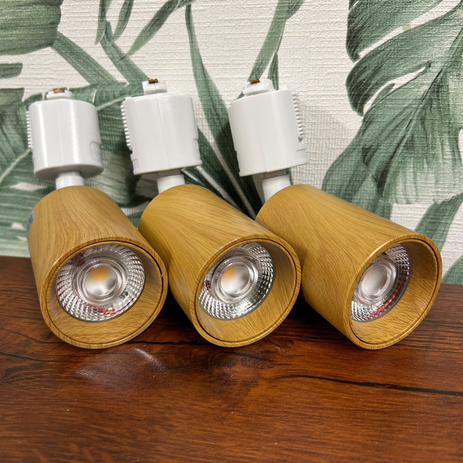3点セット LED ダクトレール用スポットライト LED一体型 LED電球内蔵 ライティングレール専用