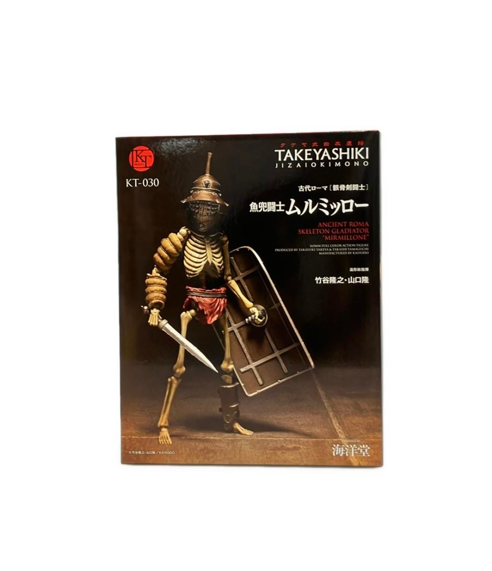 タケヤ式自在置物 KT-30 古代ローマ骸骨剣闘士 魚兜闘士ムルミッロー 海洋堂 フィギュア