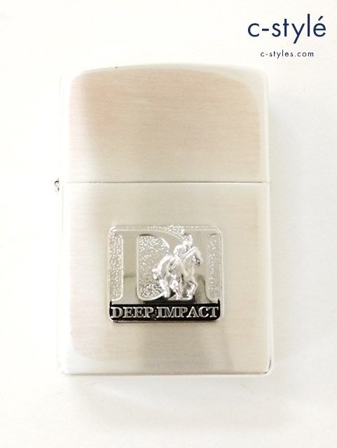 Zippo DeepImpact 限定 未使用 シルバー 競馬ディープインパクト ディープインパクトDeep Impact 七冠達成記念zippo ロット番号