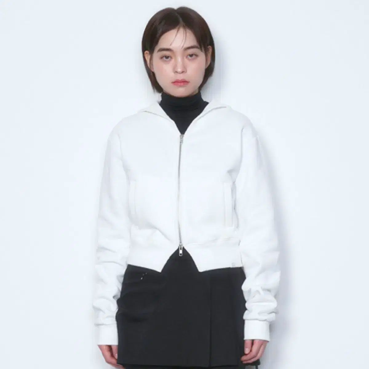 muguet frill sailor collar blouson ホワイト muguet frill sailor