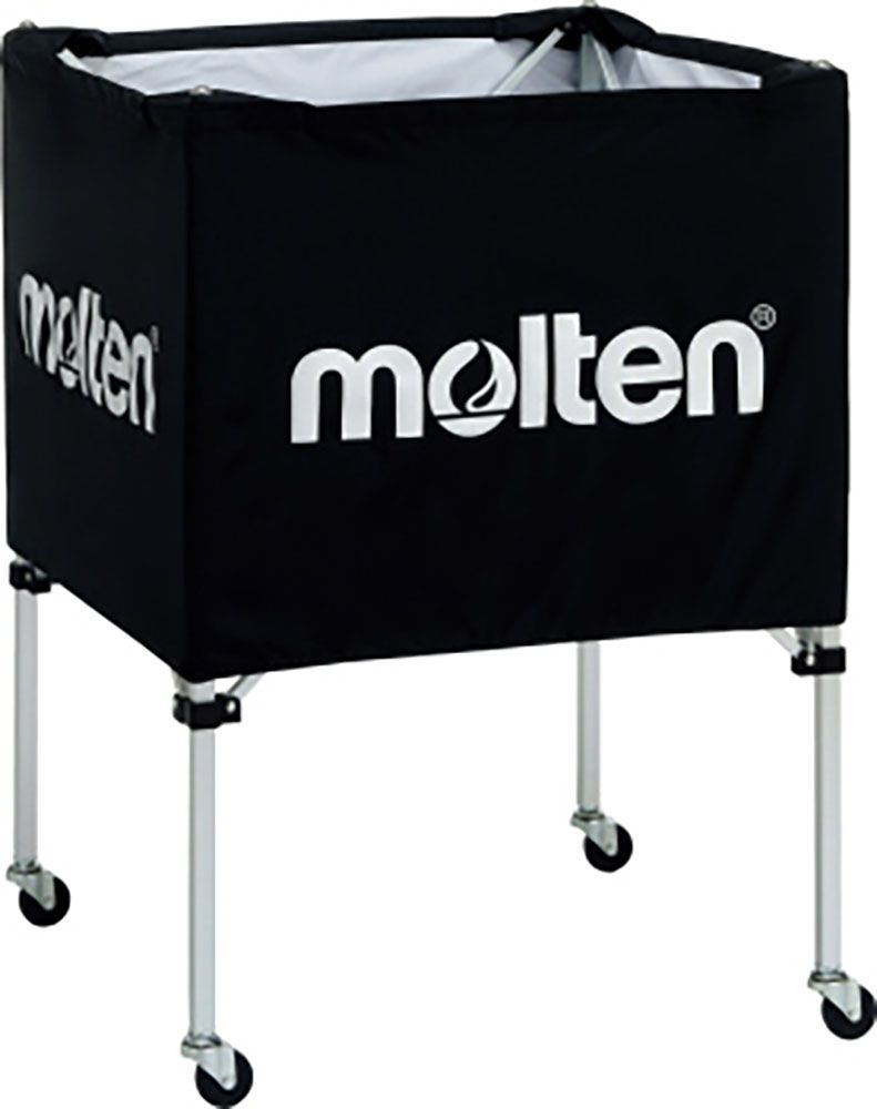 モルテン molten ボールカゴ 中 背低 黒 ブラック 屋内使用 バレーボール バレー ボール出し 練習 折りたたみ 小学生バレー ミニバス ミニバスケットボール 体育館 BK0021K -