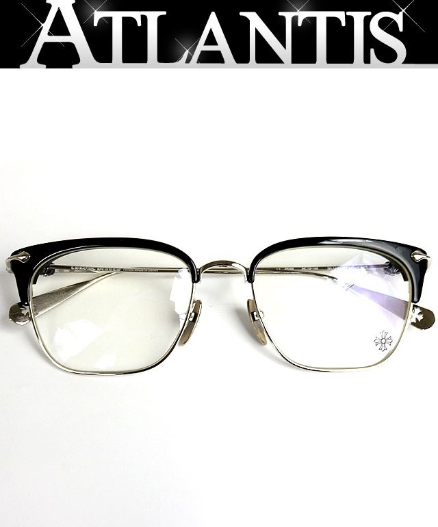 CHROME HEARTS 銀座店 クロムハーツ 【SLUNTRDICTION】 眼鏡 メガネ アイウェア メンズ SV925 黒/シルバー 96502
