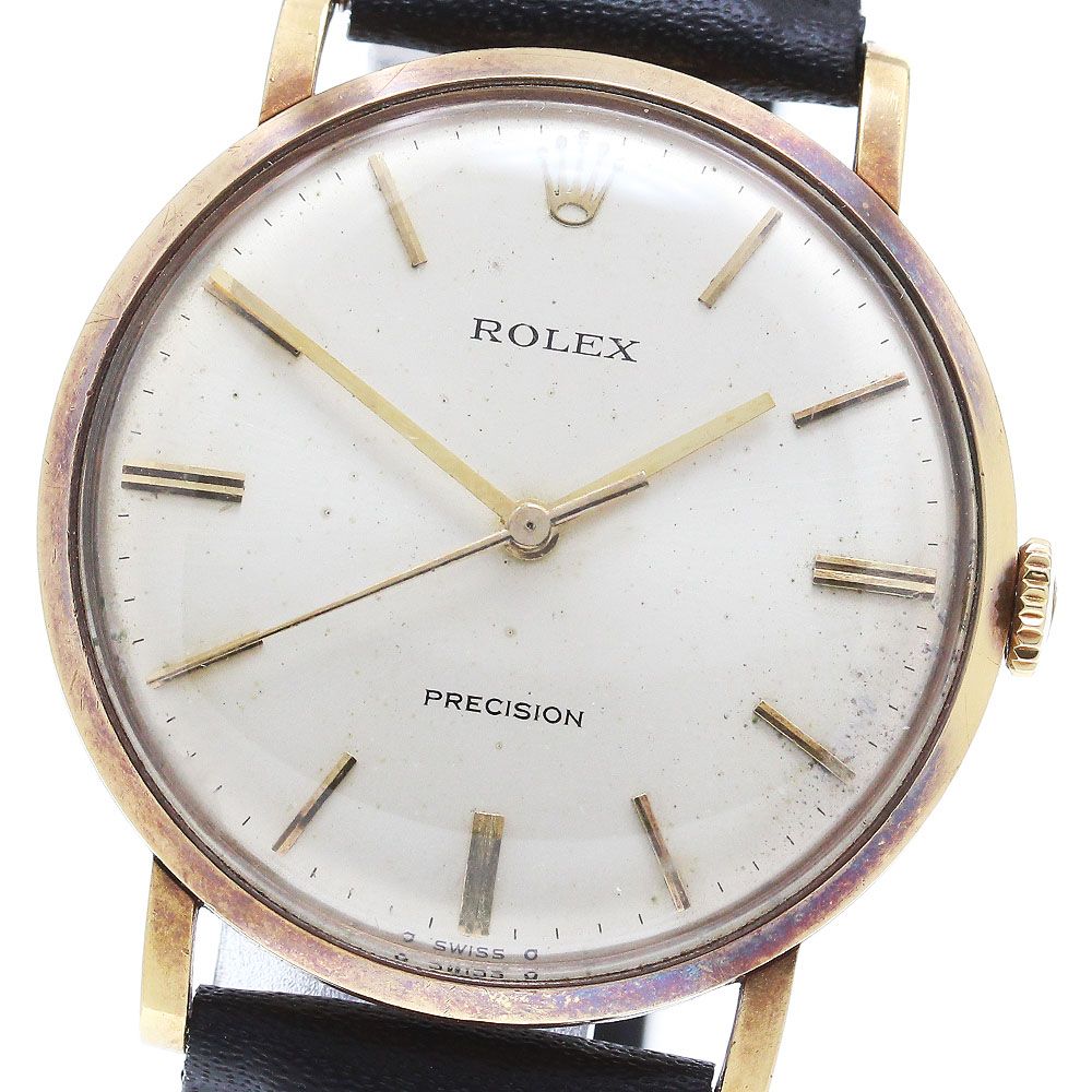 ロレックス ROLEX 3410 プレシジョン K18YG cal.1225 ヴィンテージ 手巻き メンズ_863277