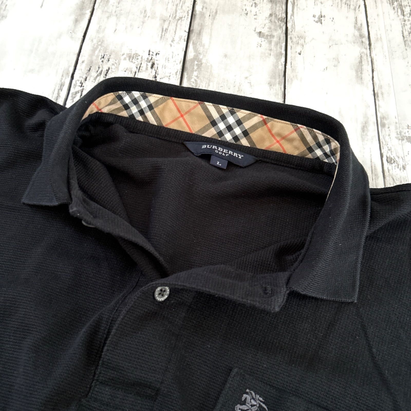 BURBERRY GOLF バーバリーゴルフ メンズ 半袖ポロシャツ L