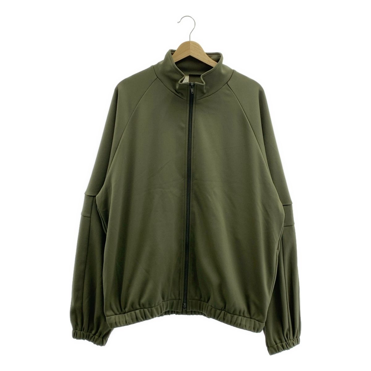 N.HOOLYWOOD | エヌハリウッド | 2025SS | ZIP-UP BLOUSON | フルジップ トレーニング ジャージ トラックジャケット | 42 | オリーブ | メンズ