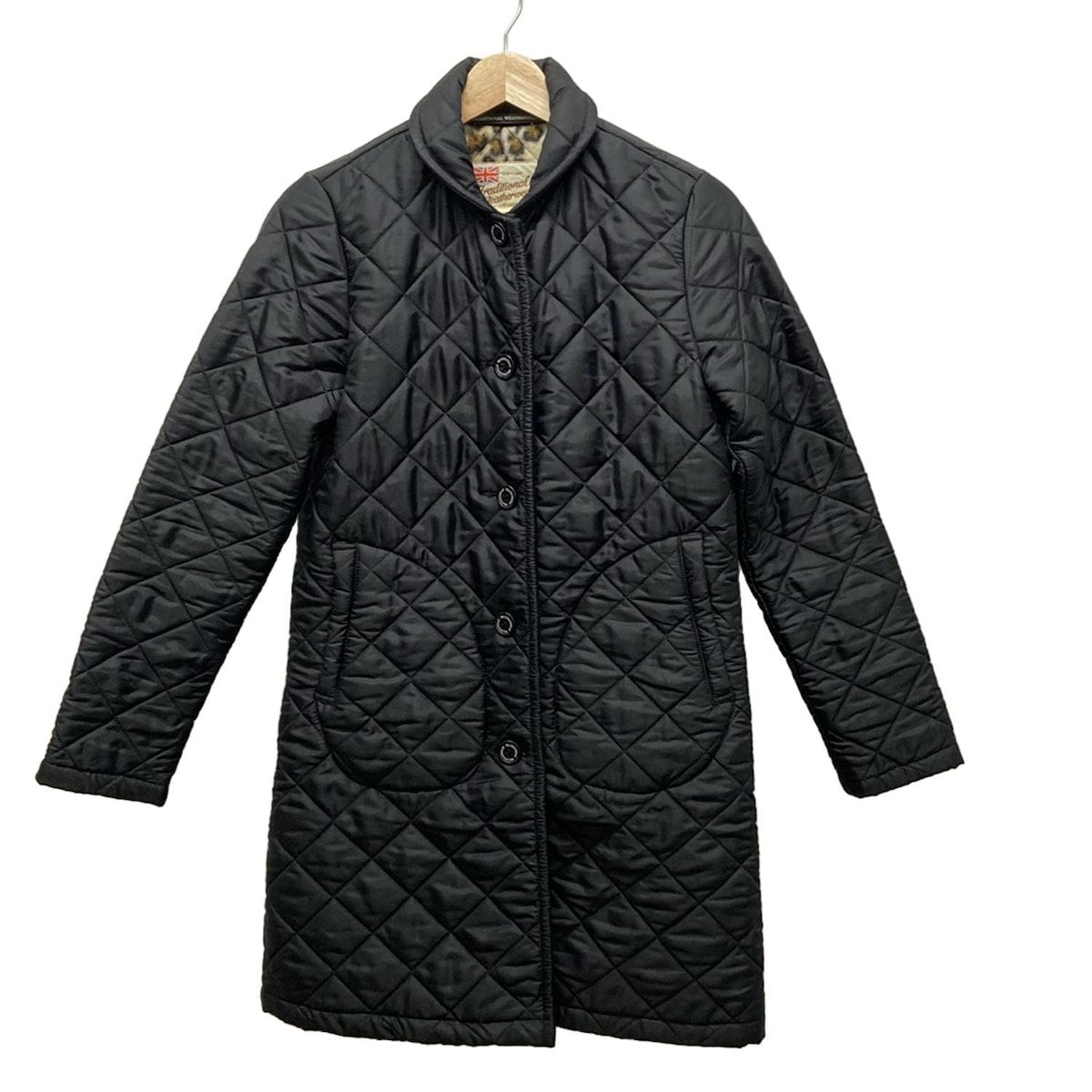 TRADITIONAL WEATHERWEAR トラディショナルウェザーウェア コート サイズ34 M レディース - 黒 長袖 キルティング 中綿 秋 冬
