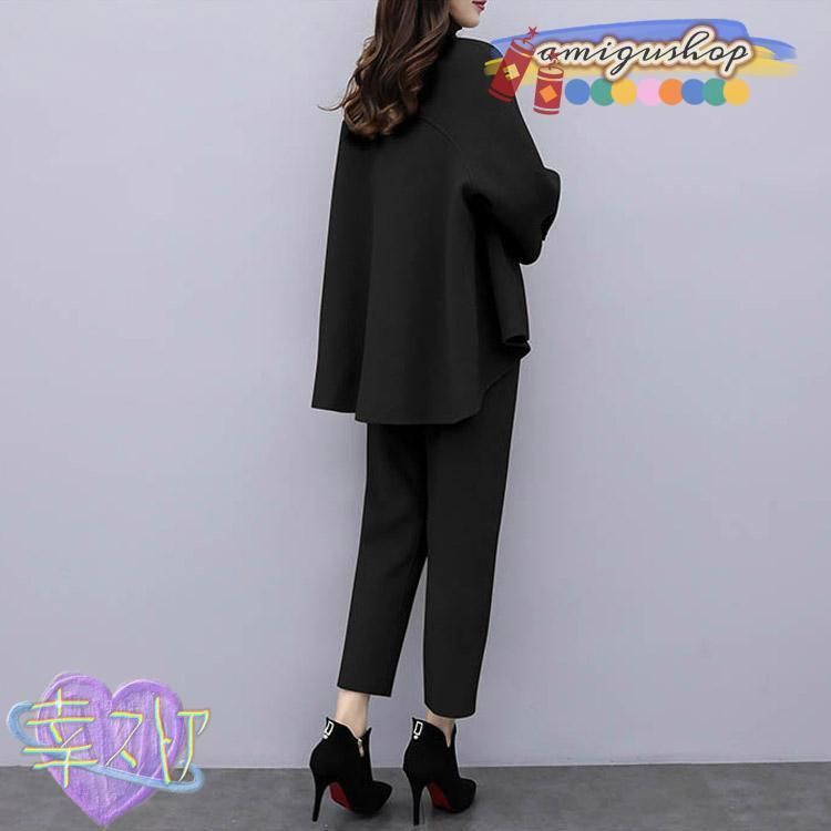 母 パンツスーツ