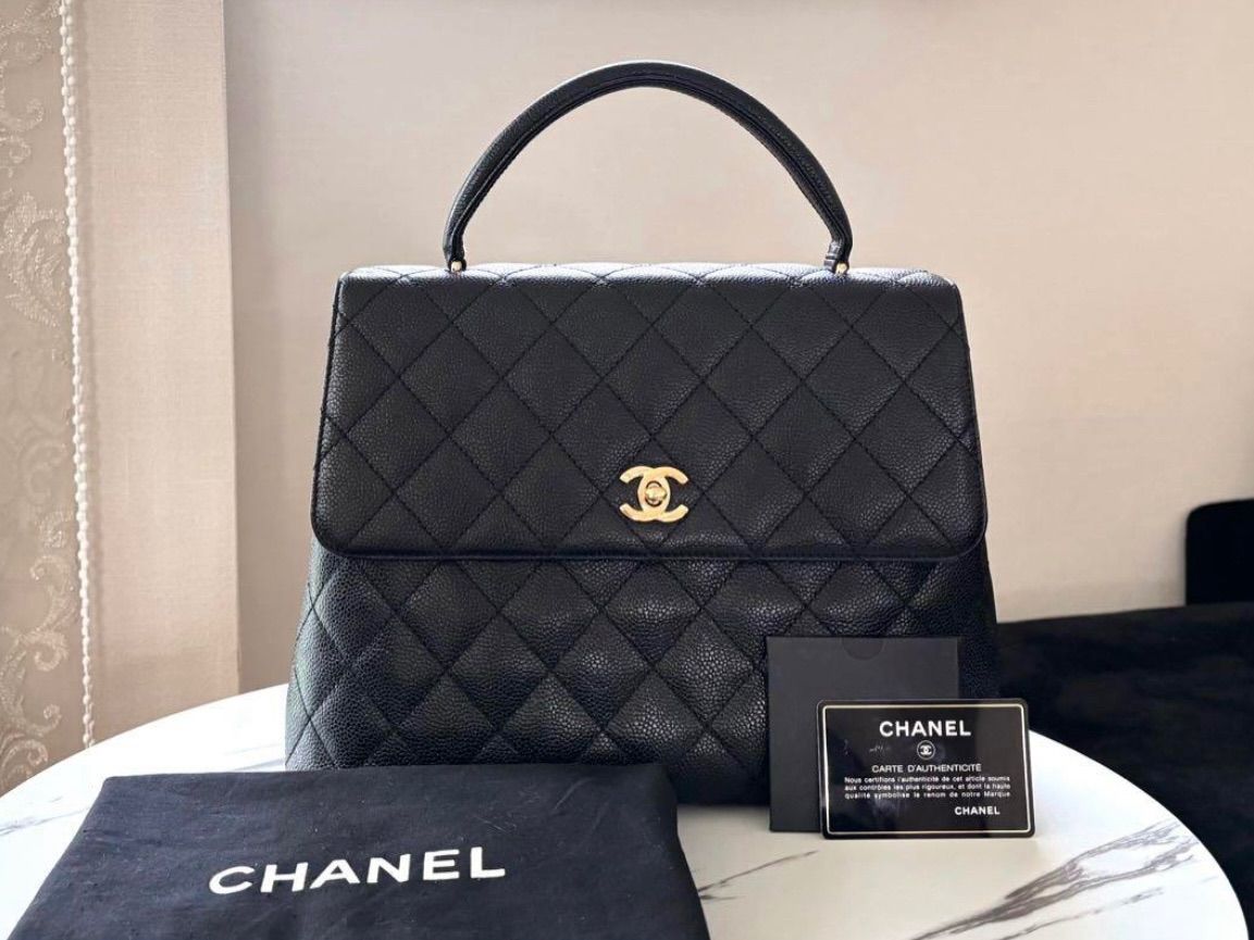 極美品♡CHANEL シャネル キャビアスキン マトラッセ ケリー 