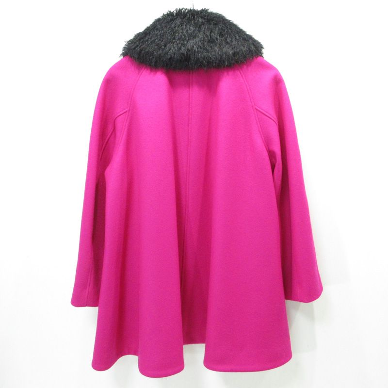 三重本店 FRAY I.D フレイアイディー 2WAYファー テントラインコート 23s ウールコート FWFC235201 ピンク サイズ 1 112