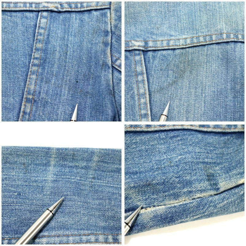 70s vintage Wrangler 無地 マルタ製 デニムジャケット メンズ Mサイズ