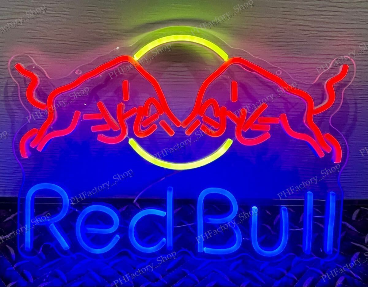 RedBull LEDネオン ネオン看板 USB電源 レッドブル アメリカン