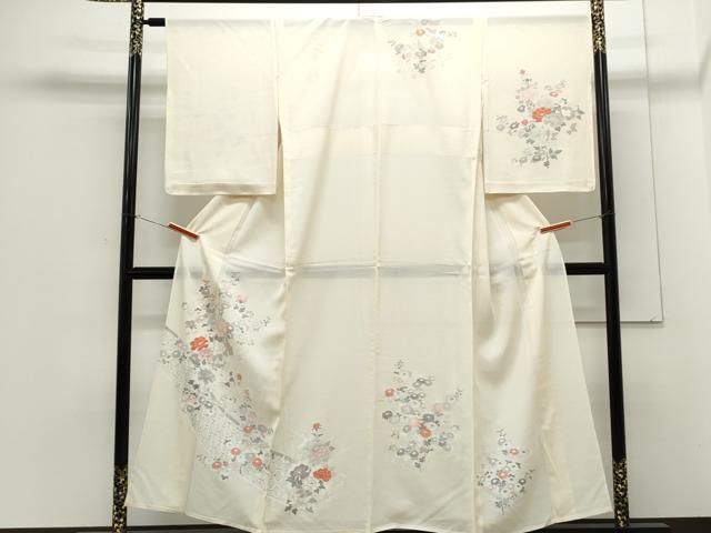 平和屋着物○訪問着 石畳文 正絹 逸品 AAAZ0259zg