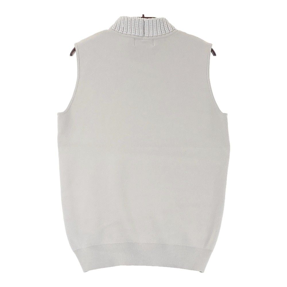 サイズ：36 ARCHIVIO アルチビオ ハイネック ニットベスト イエロー系