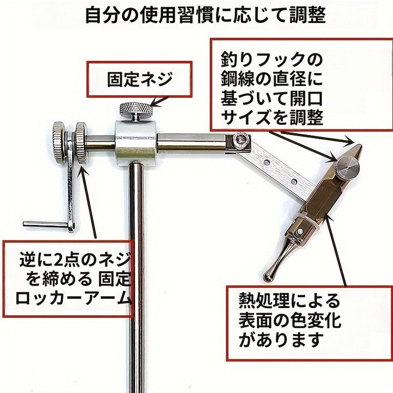 回転式グリップ調整