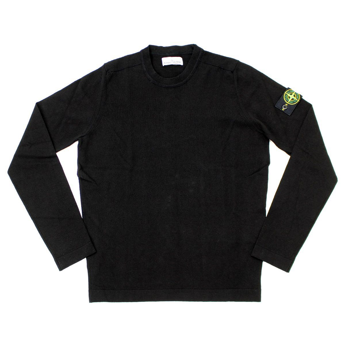 【美品❗️】stone  ニットセーター　ブラック　s STONE ISLAND - 【ラスト1点】540B2 / KNIT SWEATER / ニット