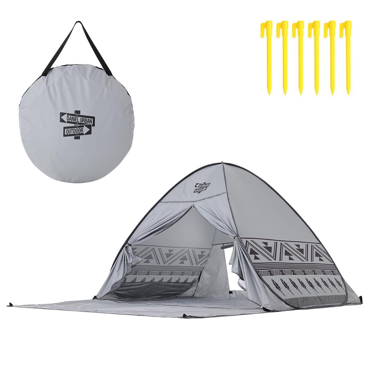 防撥水 防風 日焼け防止 通気性 日よけ キャンプ 紫外線対策 uvカット加工 虫よけ 簡易設営 蚊帳 設営簡単 家庭用 防虫 3人 2人 網付き 1人 BBQ サンシェード アウトドア バーベキュー 簡易 ビーチ モデル 公園 ポップアップテント